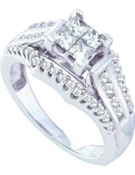 1.00CTW DIAMOND LADIES INVISIBLE RING