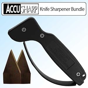 Accusharp 008 Knife Sharpener Olive Drab Green Bundle With Accusharp 003 Sturdy Mount... by 
