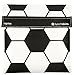 Lunchskins Reusable Sandwich Bag, Black Soccer