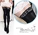 FUNOC Women's Lace Top Opaque Thigh High Stockings