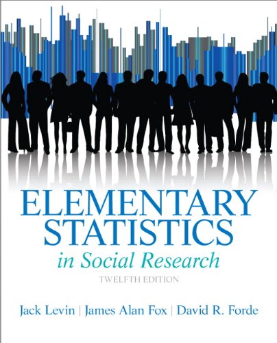 elementary statistics in social research 12th edition
