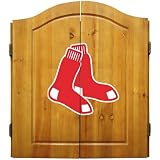 MLB Bristle Dart Board with Cabinet
