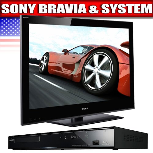 Sony BRAVIA EX 400 Series 40-Inch LCD TV, Black + Sony BDP-S370 Blu-ray Disc Player