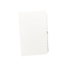Avery Legal Index Dividers, Legal Size, Side Tabs, 1-25 and Table of Contents, 1 Set (11371)