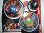 Bakugan Battle Brawlers Bakupearl B2 Series Starter Pack (Blue)Wormquake (Tan) Gorem (Black)Mystery Marble