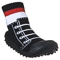 Pre-Walk Boys' Skidders Ade Sneaker Sock Shoes - Black