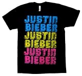 Justin Bieber T-shirt CMYK Design Officially Licensed