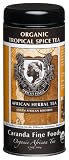 Caranda Fine Foods African Herbal Tea, Organic Tropical Spice Tea (Caffeine Free), 3.5-Ounce Tins (Pack of 4)
