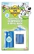 Bags on Board White Dispenser with 30 Refill Bags