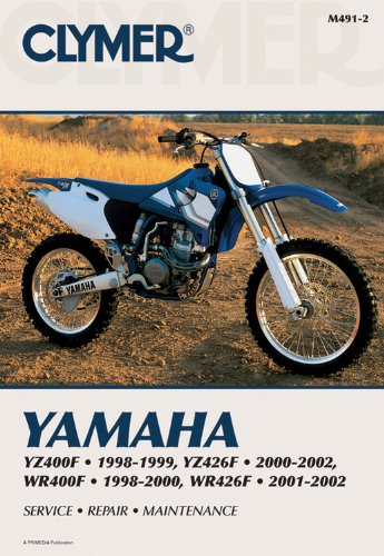 yamaha yz400f 1998 1999 yz426f 2000 2002 wr400f 98 00 wr426f 0102 clymer motorcycle repair