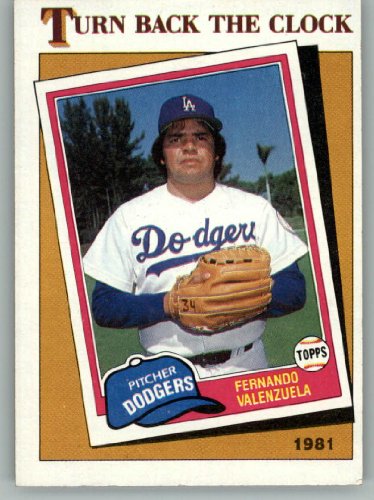 1986 Topps #401 Fernando Valenzuela - Los Angeles Dodgers (TBC '81) (Baseball Cards)