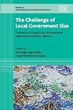 The challenge of local government size : theoretical perspectives, international experience and policy reform