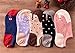 AM CLOTHES Womens Cute 5 Pack Low Cut Colorful Animal Ankle Socks