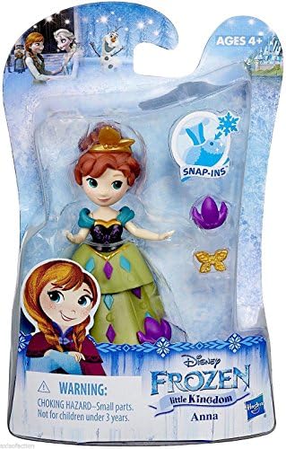 Disney Princess Little Kingdom Frozen Anna 3" Doll NIP