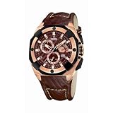 Festina Mens Grand Tour Gold Tone Stainless Steel Gold Tone Case Chrono Watch #F16357 2 by Festina