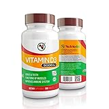 ★CHRISTMAS SALE★ Nutriodol® Vitamin D3 (5000iu - 360 Tablets) ★ 60 DAYS NO HASSLE MONEY BACK GUARANTEE ★ One Year Supply - Bones and Teeth, Functions of Muscles, Immune System.