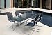 7pc Stainless Steel Modern Contemporary Nola Outdoor Dining Table Set