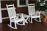 Outdoor POLY Classic Porch Rocker - Amish Made USA -Bright White- ONE ROCKER ONLY!!!