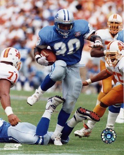 Barry Sanders - Action Art Poster PRINT Unknown 8x10