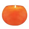 WBM Hand Carved Ball Shape Himalayan Crystal Salt 1 Tealight Candle Holder