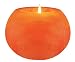 WBM Hand Carved Ball Shape Himalayan Crystal Salt 1 Tealight Candle Holder