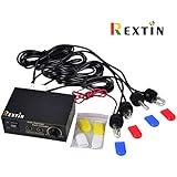 Rextin Car Truck 4led Bulbs Flashing Lamp Strobe Kit Fire Lightbar Light Headlights 12v