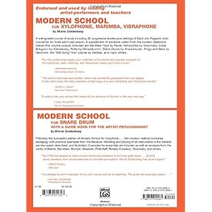 Modern School for Snare Drum: With a Guide Book for the Artist Percussionist -- Covering All of the Instruments of the Percussion Family (Morris Golde