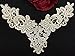 2 Pieces, Flower Pedal Victorian Yoke Lace, Ivory, 6.5