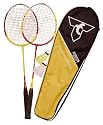 Talbot Torro 2-Fighter Premium Badminton-/ Federballset, gelb-rot(449557)
