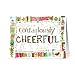 Note Card Cafe Christmas Card Assortment with Green Envelopes | 72 Pack | Quirky Holiday Wishes | Blank Inside, Glossy Finish | Set for Holidays, Winter, Gifts, Presents, Secret Santa, Work Parties