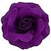 Sara Monica Flower Hair Clip and Pin: Rose: Made in the USA (Magenta)