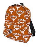 University of Texas Logo Backpack Bag SMALLER than Huge Cumbersome Full-Size Packs- WATERPROOF LINING