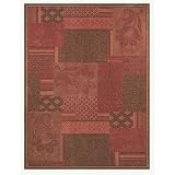 Natural Beauty Cranberry Area Rug