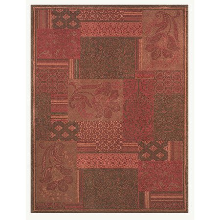 Natural Beauty Cranberry Area Rug