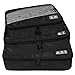 ECOSUSI Travel Packing Cube (Small-Large 3 Piece) for Carry-on Travel Accessories, Suitcase and Backpacking (Single Compartment)