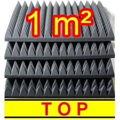 Noppenschaum 70mm Pyramide 4 Platten 50x50x7cm