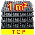 Noppenschaum 70mm Pyramide 4 Platten 50x50x7cm