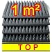 Noppenschaum 70mm Pyramide 4 Platten 50x50x7cm