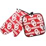 Oklahoma Sooners Crimson Oven Mitt and Pot Holder Set