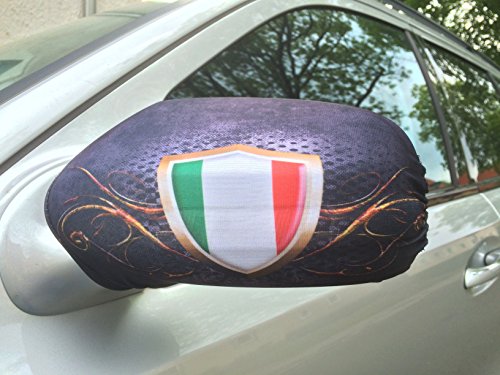 2x Auto Spiegel Rückspiegel Car Bikini EM 2016 Italien Italy Italia Fahne Flagge Flag