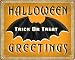 Retro Halloween Bat Sign