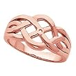14K Rose Gold Engagement Ring Mounting