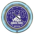 Texas Christian University Neon Clock - 14"