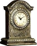 vintage Style Antique Silver Mantel Clock
