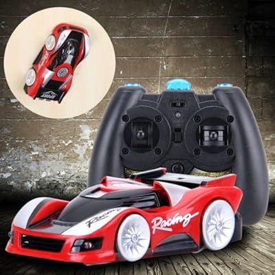 Red Wall Floor Climbing Climber RC Racer Remote Control Racing Car Kid Toy Gift
