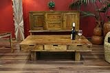 Couchtisch,6 Schubladen,Tisch,Holz,Massiv,Bali,110x60cm