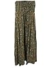 womens skirts Green Vintage Sari Long Palazzo Pants Bellydance
