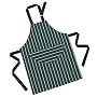 Rushbrookes Children's Aprons Racing Green Butchers Stripe