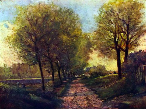 Lane Near a Small Town