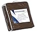 Twin Polar-Fleece Thermal Blanket Chocolate- Extra Soft Brush Fabric, Super Warm, Lightweight & Easy Care, Couch - By UTOPIA BEDDING